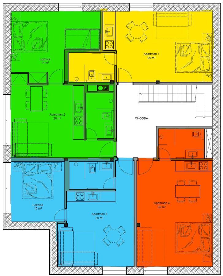 Apartmány Hacienda Boží Dar Bozi Dar Exterior foto