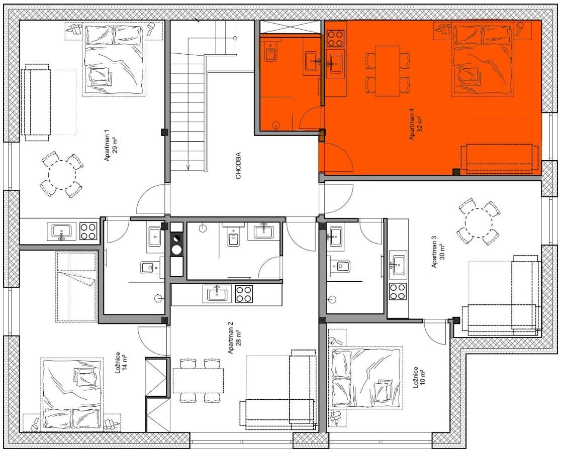 Apartmány Hacienda Boží Dar Bozi Dar Exterior foto