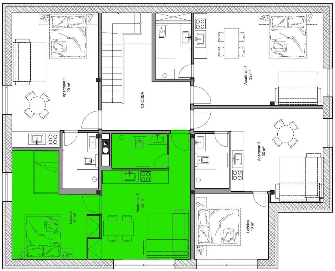 Apartmány Hacienda Boží Dar Bozi Dar Exterior foto